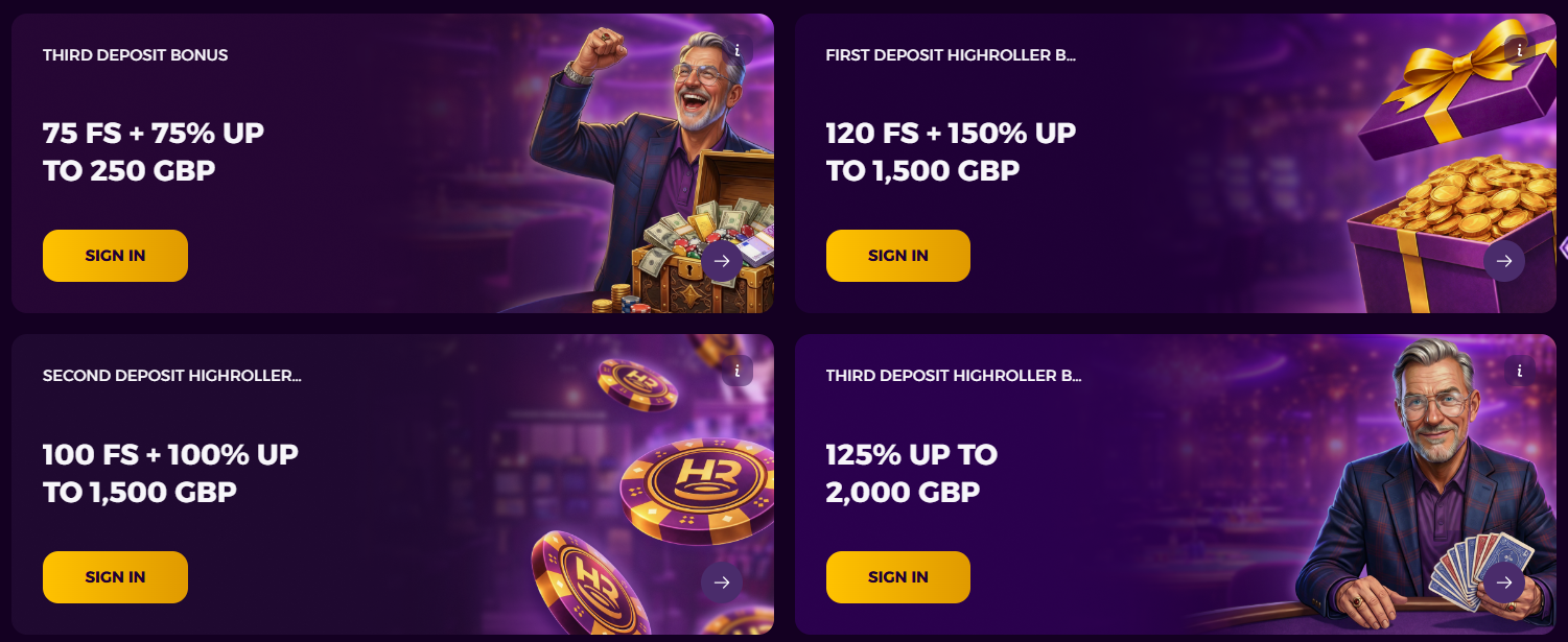 Heyroller Casino Bonus